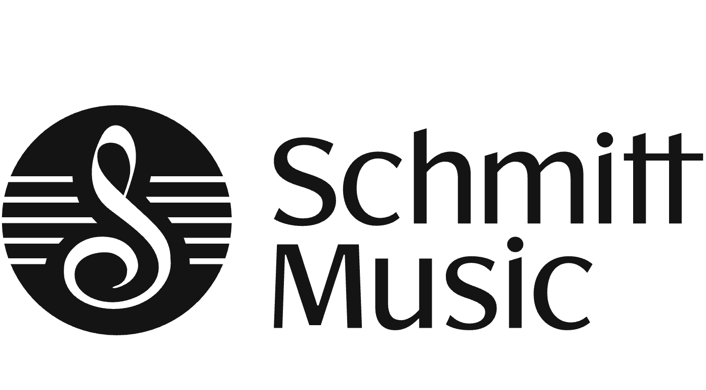 Schmitt Music Logo in black and white